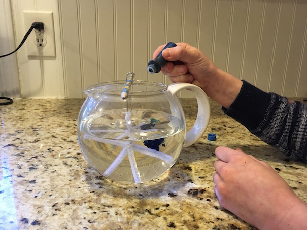 growing a snowflake crystal is a good snowflake science project