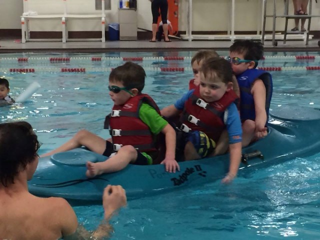 blake canoe swim lesson
