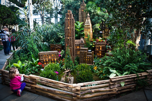 New York Botanical Garden: Tree lighting and Holiday Train Show