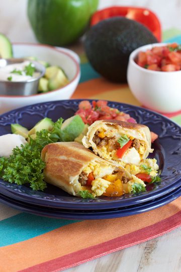 freezer breakfast burritos