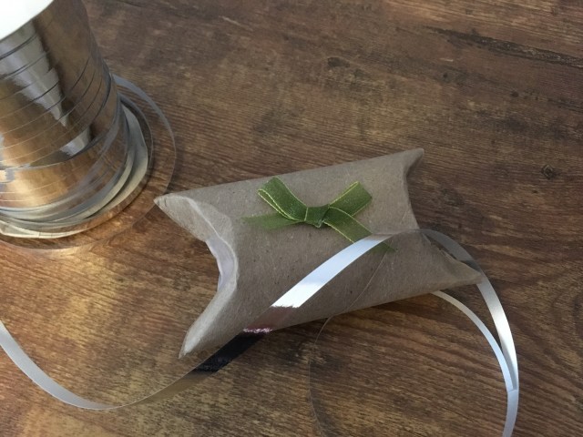 using a TP roll is a genius gift wrapping hack