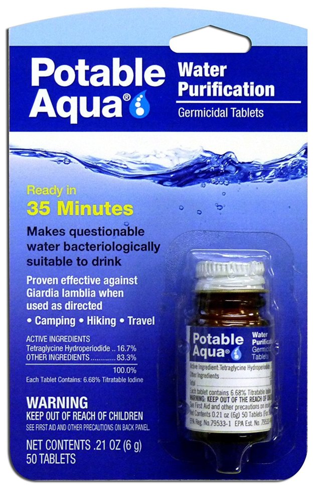 water purification tablets