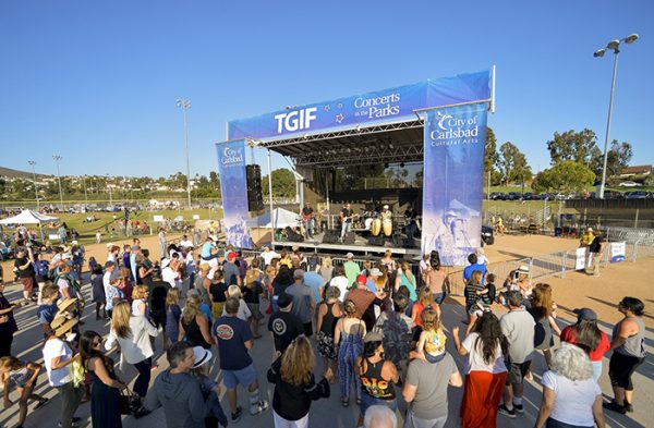 Community Dancing at Free Concerts in the Park San Diego