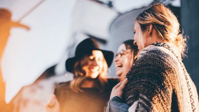 women spending time together is good for their health