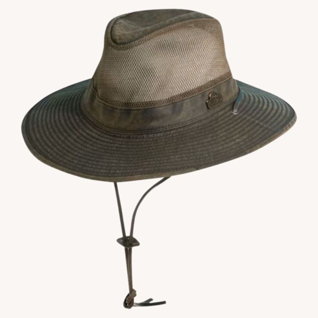 olive green men's sports sun hat