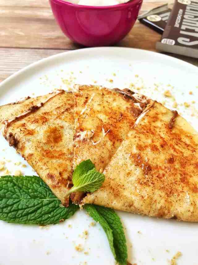 unique s'mores recipe for s'mores quesadilla