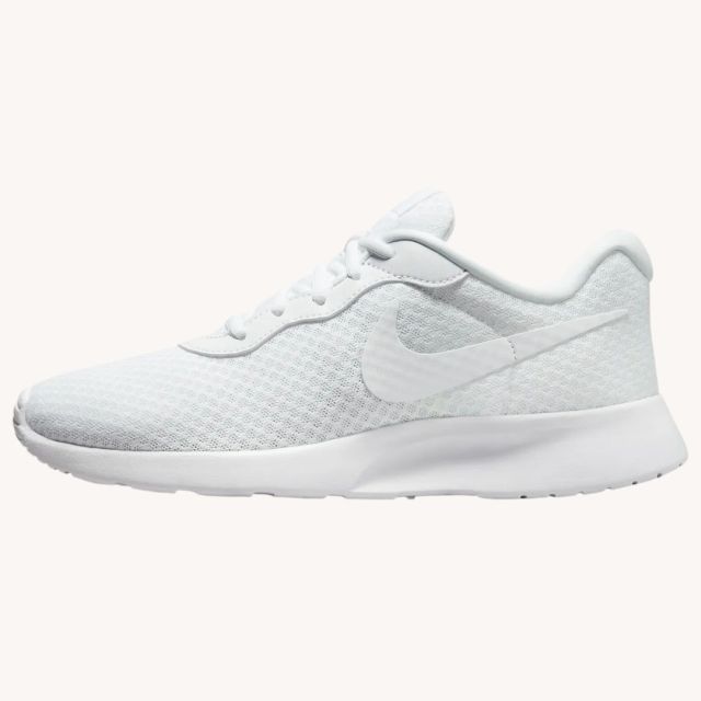 white women's nike tanjin sneaker