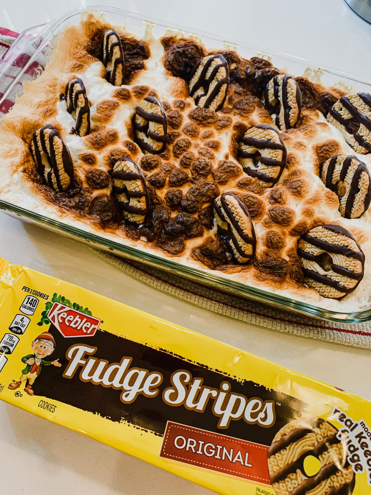 Keebler Fudge Stripe Cookies S’mores Recipes