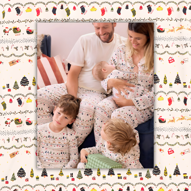 Family Matching Pajamas MORI Christmas Fair Isle