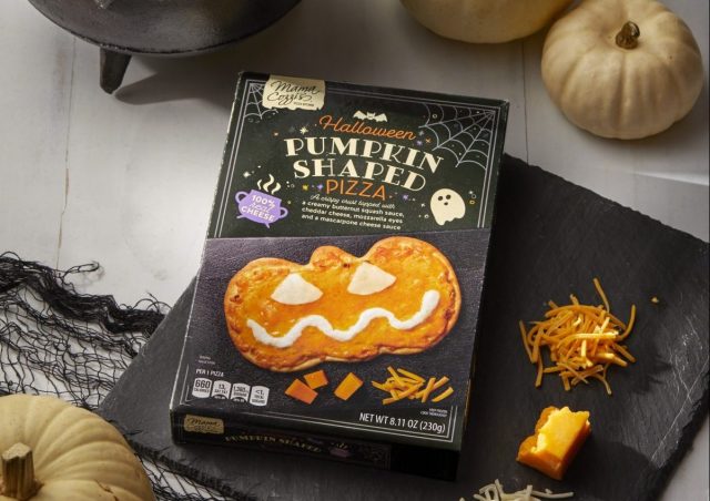Mama Cozzi's Pizza Kitchen Halloween Pumpkin Shaped Pizza