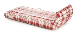 FUNBOY Retro Plaid Snow Toboggan Sled