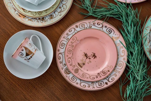 Disney Princess 16-Piece Ceramic Dinnerware Collection #3