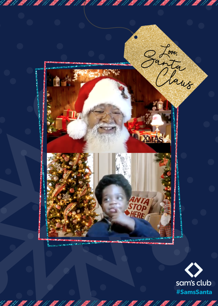 Sam's Club Virtual Santa