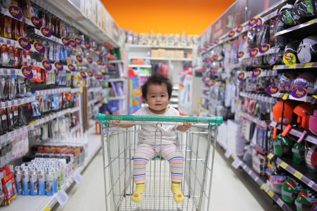 baby shopping cart