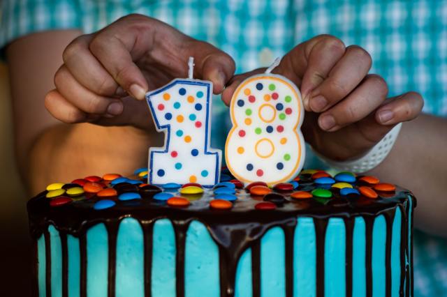 birthday cake 18