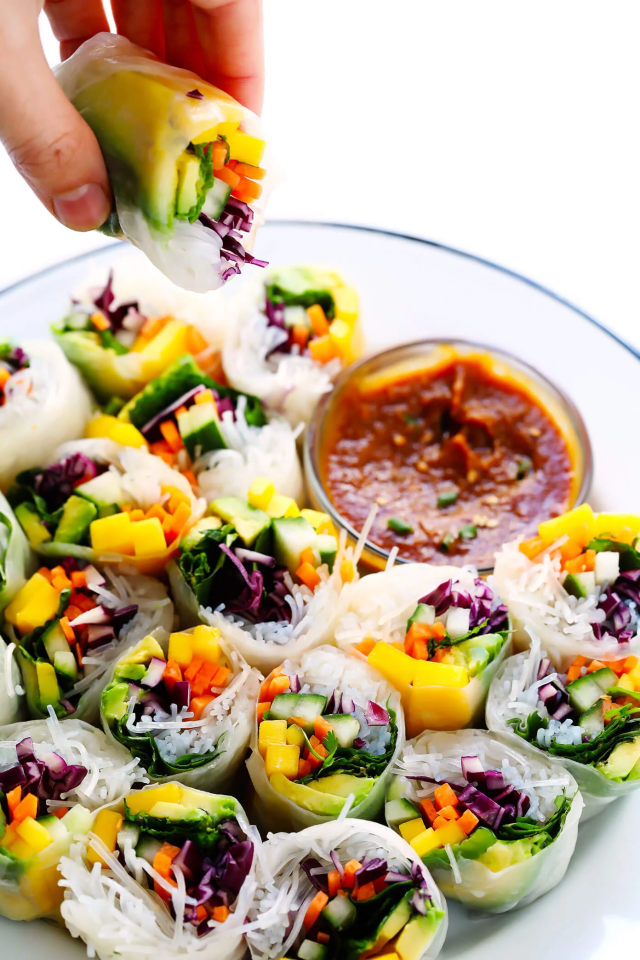 spring rolls are avocado recipes