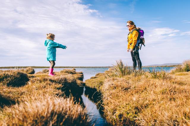 mother daughter hike
