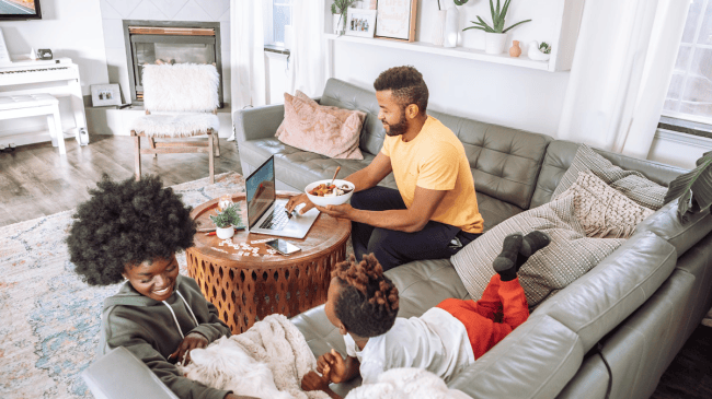 kid-friendly living room