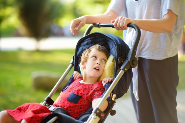 older-child-in-stroller-diversity-wheelchair-park-istock