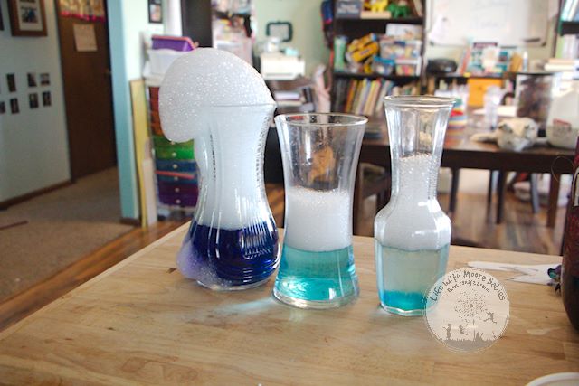 dry ice science experiment from Life with Moore Learning