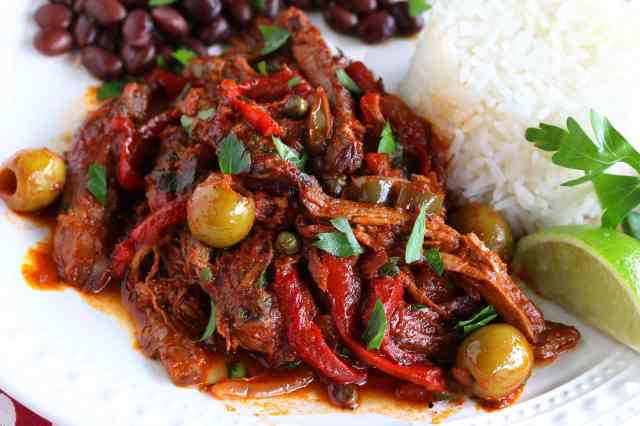 Ropa Vieja is a classic Cuban food recipe