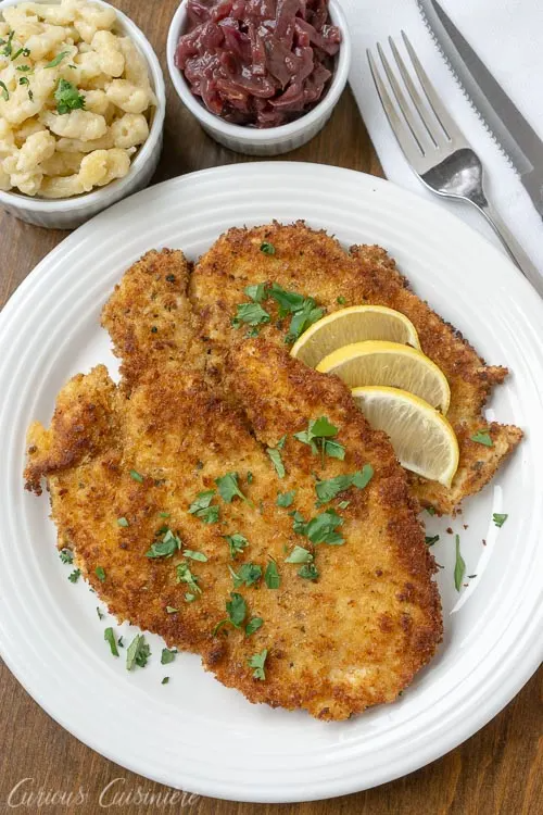 Chicken Schnitzel is a classic German food recipe.