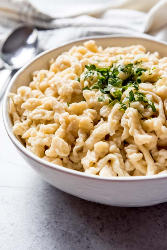 Spaetzle is a classic German food recipe