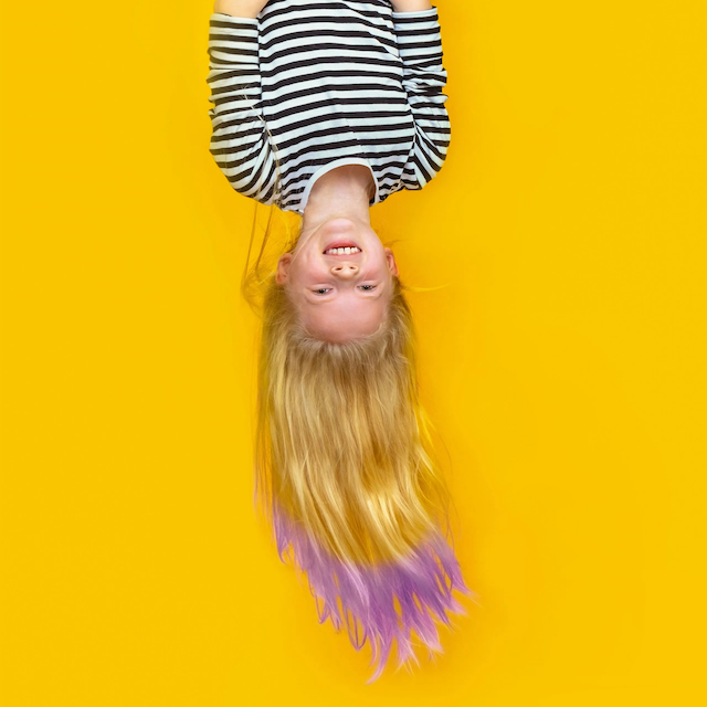 Using washable dye is a good crazy hair day idea