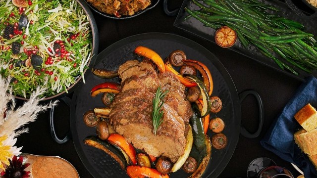 a vegan thanksgiving dinner in seattle by plum bistro