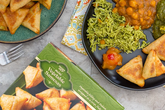 Mini veggie samosas are a popular Trader Joe's appetizer