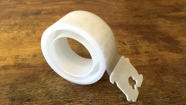 using a bag clip on your tape is a good holiday hack