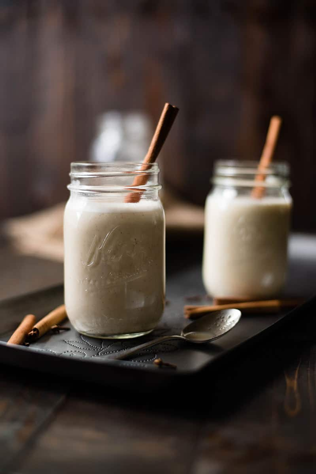 Non-alcoholic eggnog is a good holiday mocktail