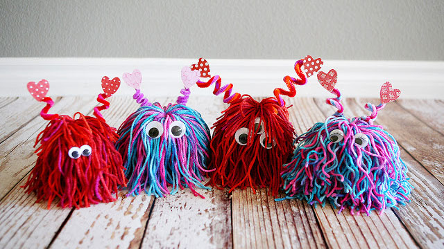 love monsters are a creative diy valentine's gift