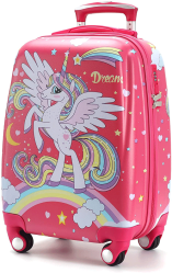 best kids luggage unicorn suitcase