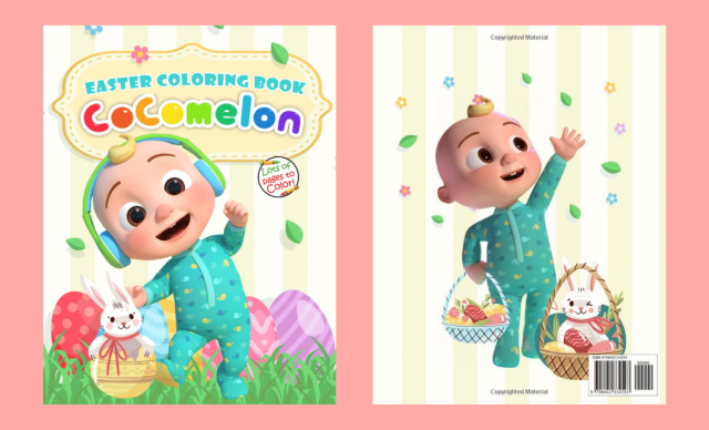 cocomelon easter coloring book, best cocomelon Easter Baskets 2022