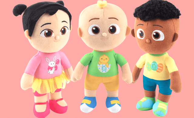 cocomelon plush stuffed toy in easter outfits