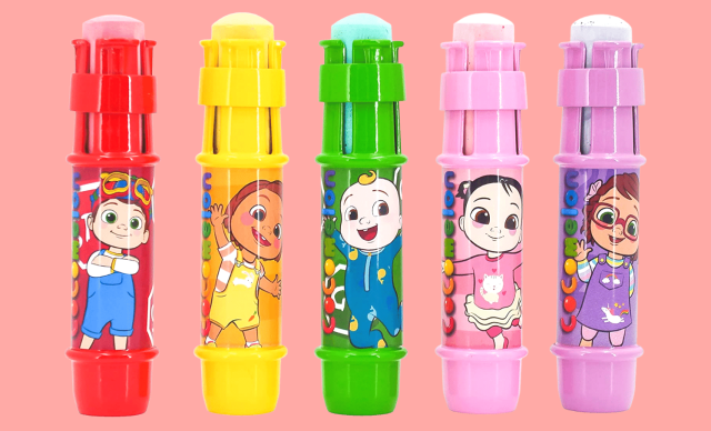 cocomelon Easter Basket stuffers, cocomelon chalk holders