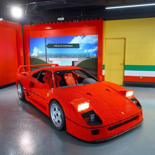 LEGOland Ferrari Build and Race Opening Ferrari on Display