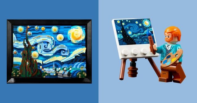 LEGO Van Gogh Starry Night