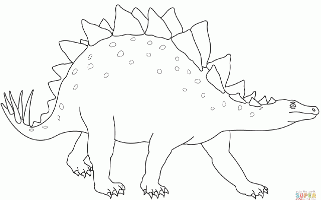 Stegosaurus coloring pages