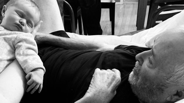 grandpa and granddaughter