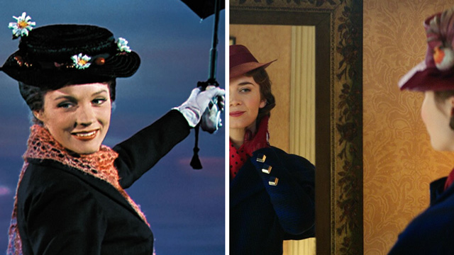 Mary Poppins and Mary Poppins Returns are good movies for 7-9-year-olds
