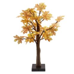 small tabletop maple tree decor piece