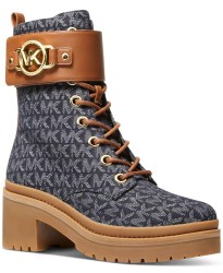 women's lug boot with Michael Kors Logo