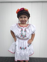 Frida Kahlo wig for kids