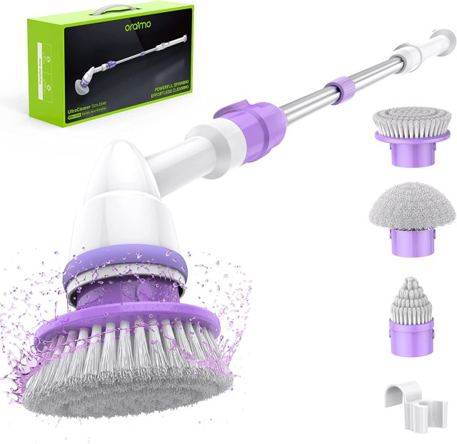 Electric cordless scrubber
