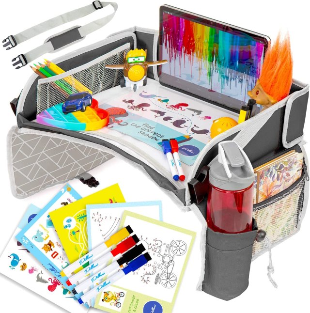 Kids travel tray