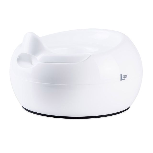 White potty training potty