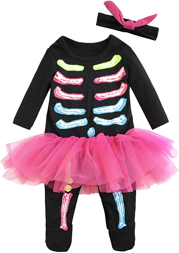 skeleton baby pajamas