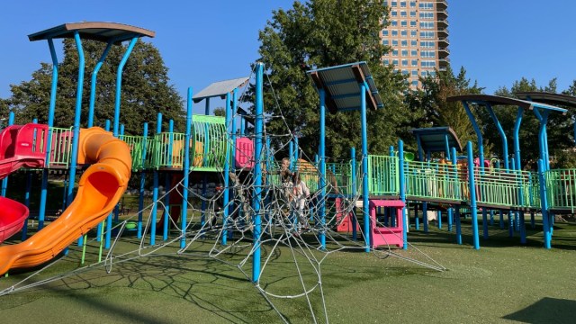 a playground in downtown coeur dalene things to do